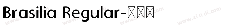Brasilia Regular字体转换